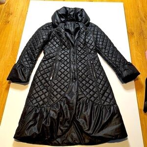 Fiocchi Sz 46 Down Snap Front Coat Made in Italy